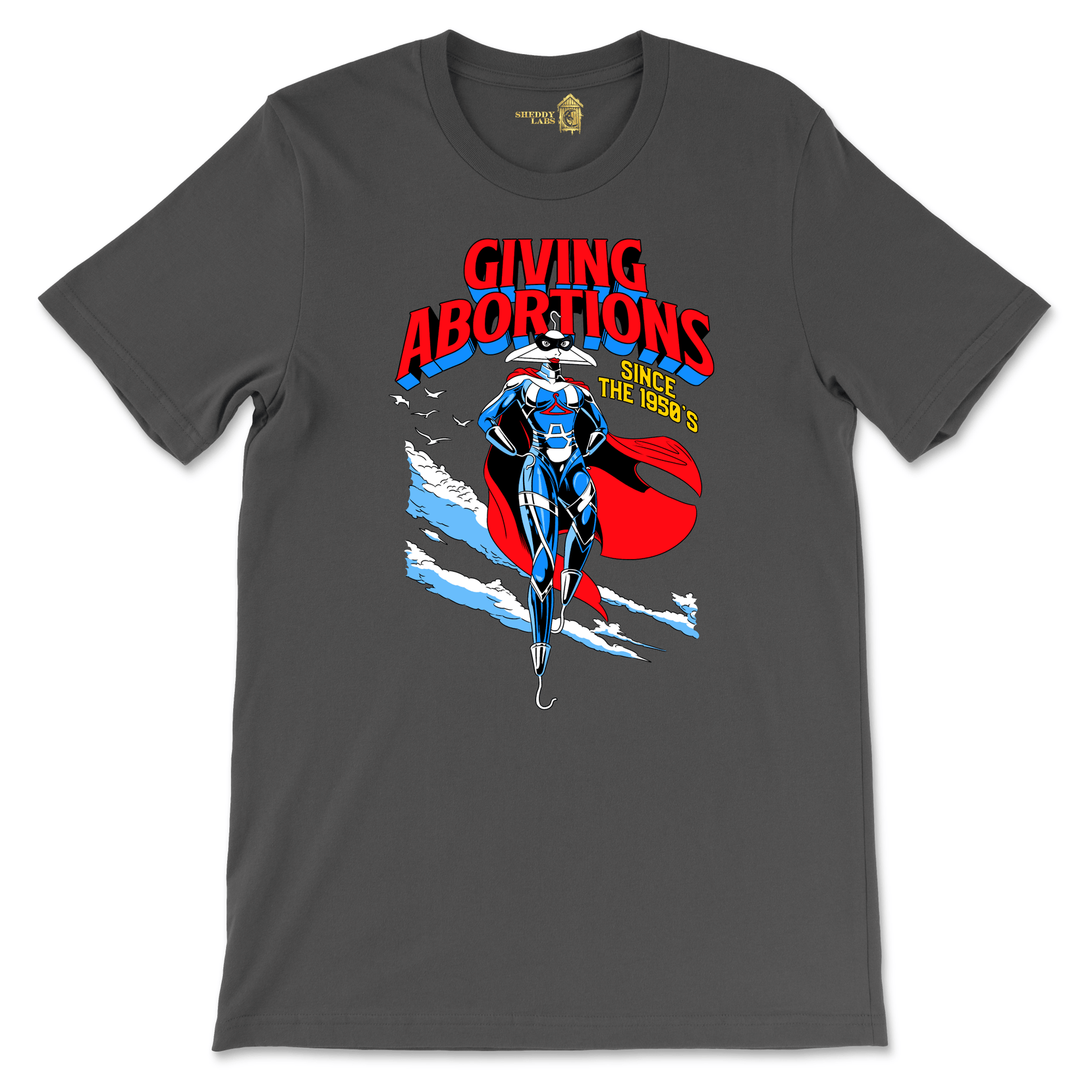Coat Hanger Girl The Super Powered Superhero Graphic T-Shirt