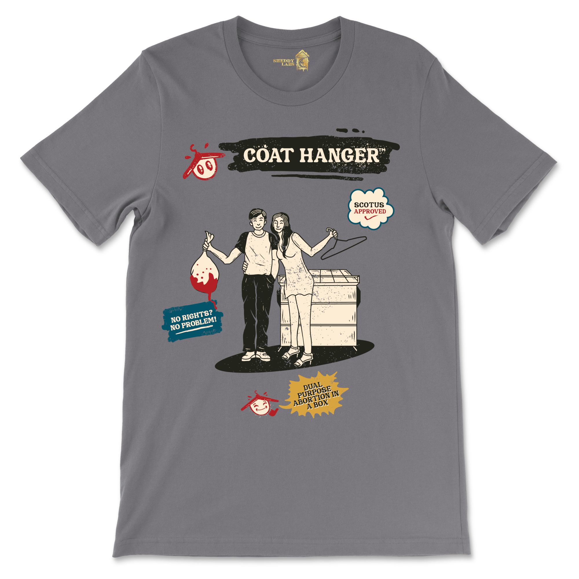 COAT HANGER™ Abortion Kit Double Sided Graphic T-Shirt
