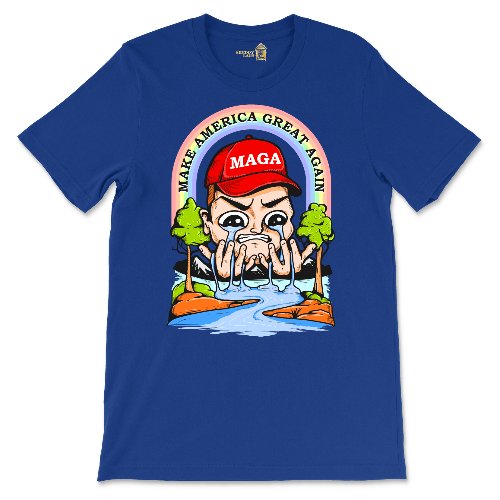 Cry Me A River MAGA Cultist Graphic T-Shirt