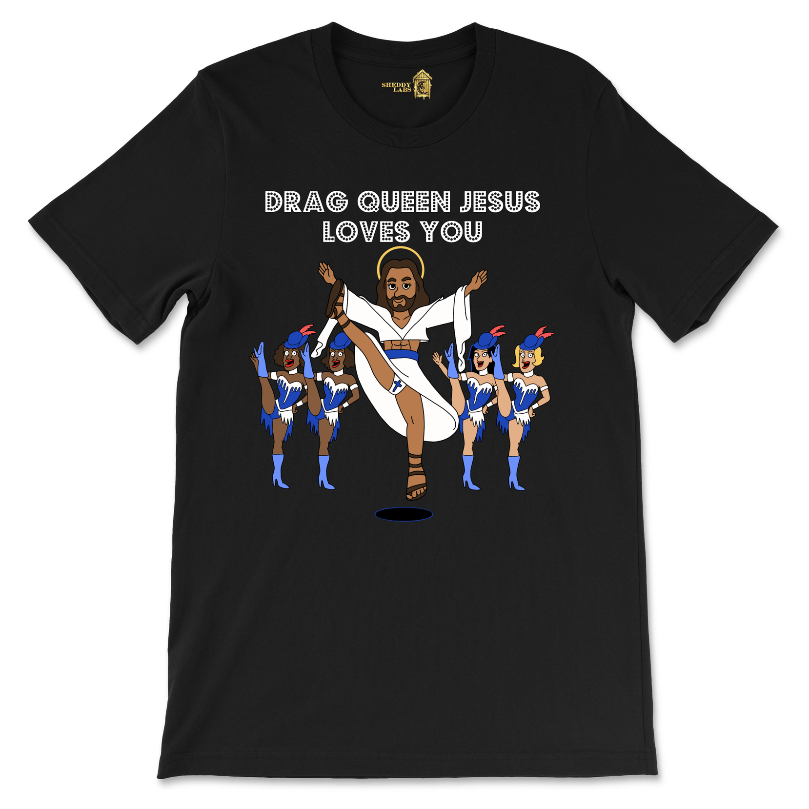 Drag Queen Jesus Loves You Graphic T-Shirt